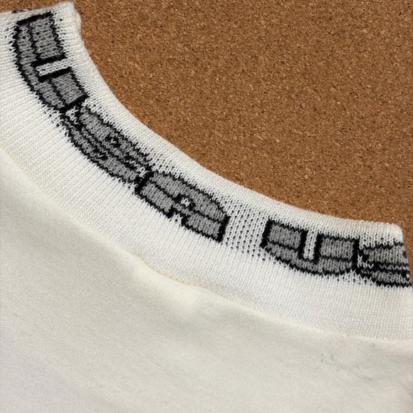 Vintage Designs USA Racing Shirt Mens XL White Pin Up Motorcycle 80s - Picture 5 of 13